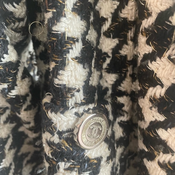 COPY - Chanel vintage houndstooth coat - Picture 3 of 5